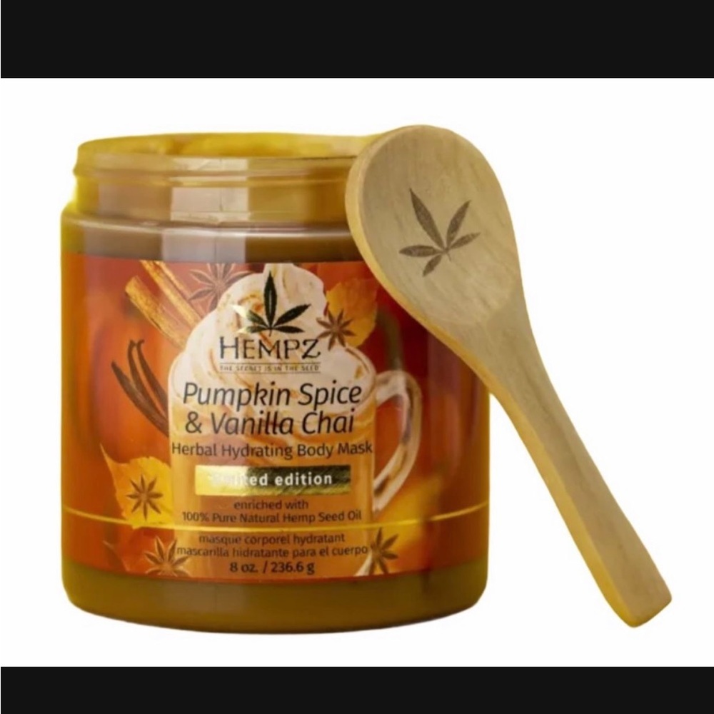 Hempz Pumpkin Spice & Vanilla Chai Body Mask Set | Limited Edition Spa Treatment - Picture 3 of 4
